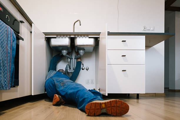 Professional Drain Cleaning technician working in Greenfield Center, NY
